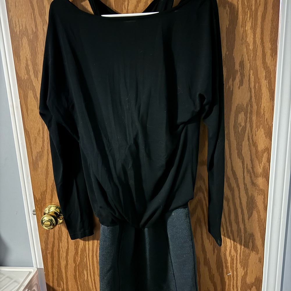 Bench Multi-Purpose City Clothing- Black and Gray Long Sleeve Dress